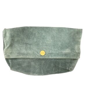Intropia Suede Leather Clutch NWT